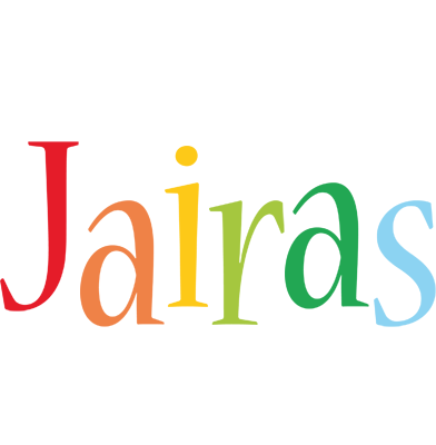 Jairas birthday logo