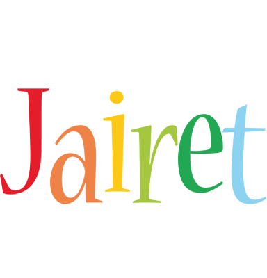 Jairet birthday logo