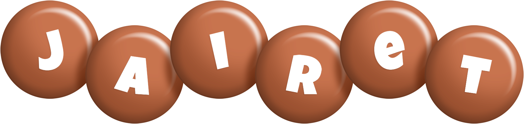 Jairet candy-brown logo