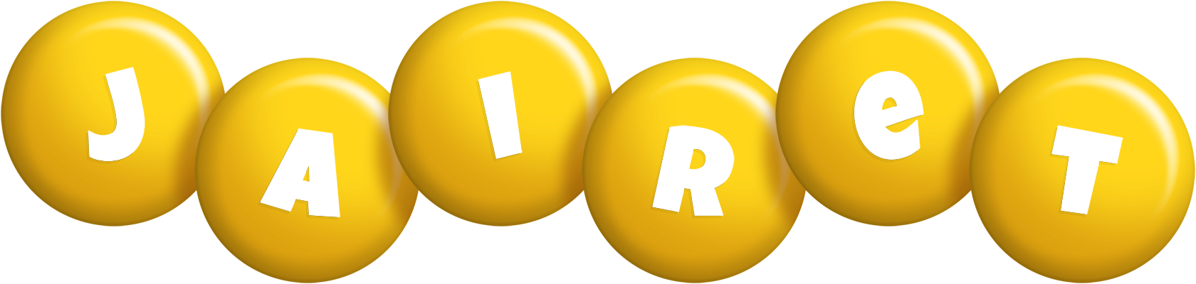Jairet candy-yellow logo