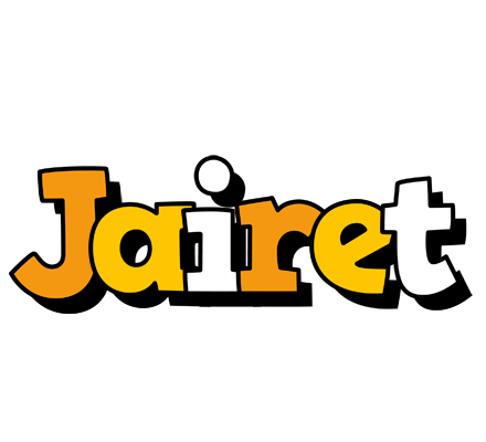 Jairet cartoon logo
