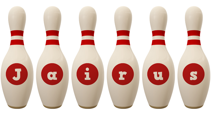 Jairus bowling-pin logo