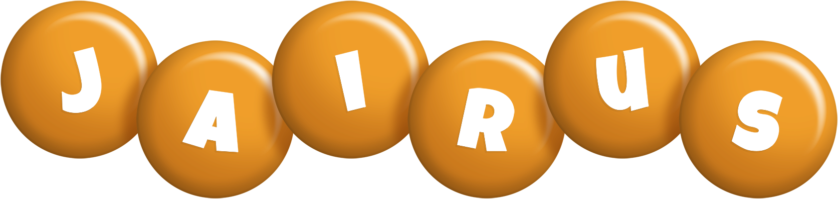 Jairus candy-orange logo
