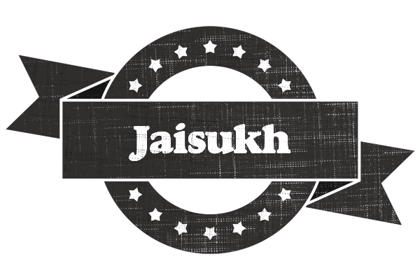Jaisukh grunge logo