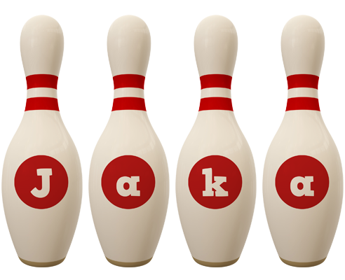 Jaka bowling-pin logo