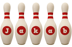 Jakab bowling-pin logo