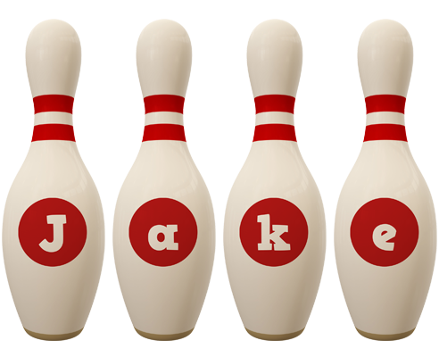 Jake bowling-pin logo