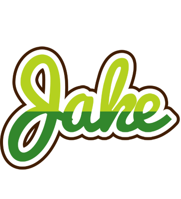 Jake golfing logo