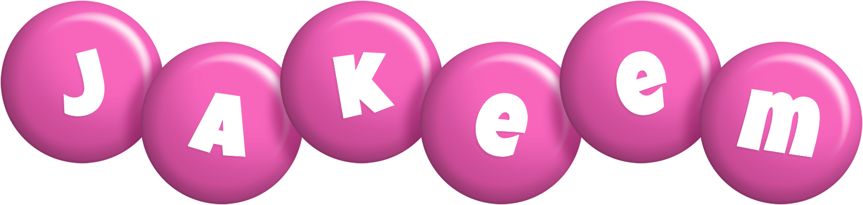 Jakeem candy-pink logo