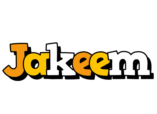 Jakeem cartoon logo