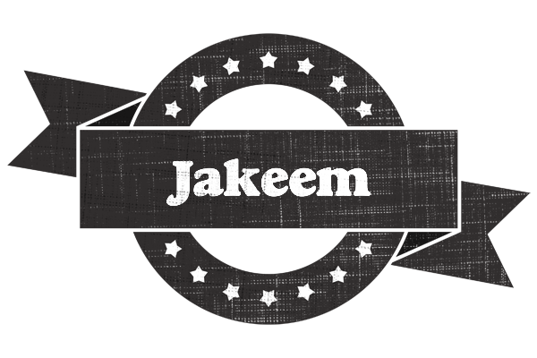 Jakeem grunge logo