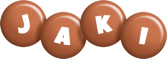 Jaki candy-brown logo