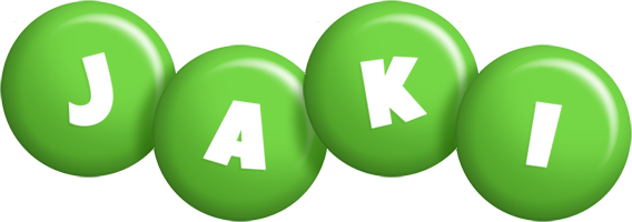 Jaki candy-green logo