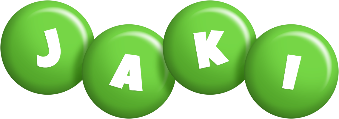 Jaki candy-green logo