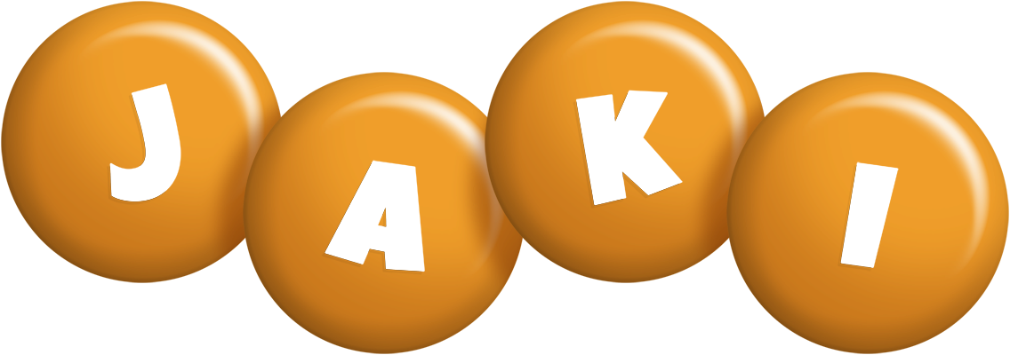 Jaki candy-orange logo