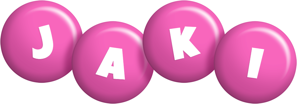 Jaki candy-pink logo