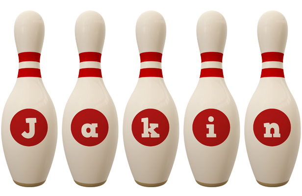 Jakin bowling-pin logo