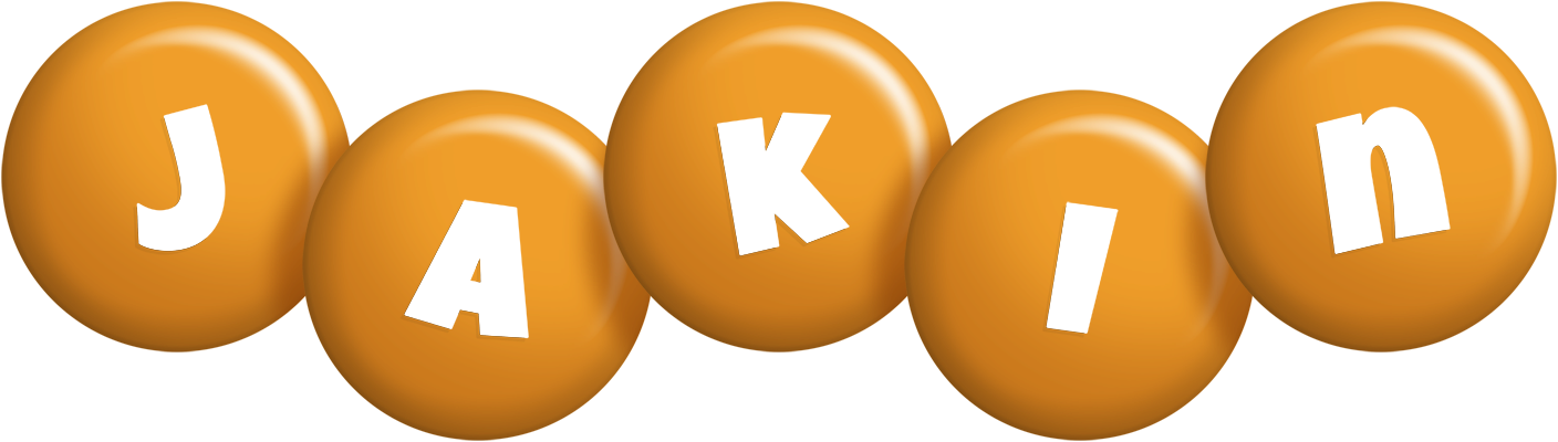 Jakin candy-orange logo