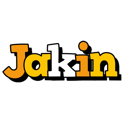 Jakin cartoon logo