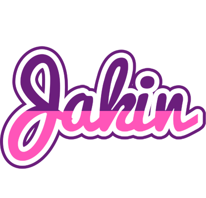 Jakin cheerful logo