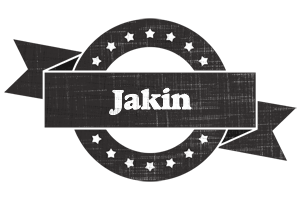 Jakin grunge logo