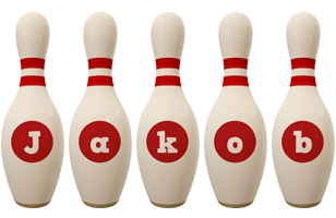 Jakob bowling-pin logo