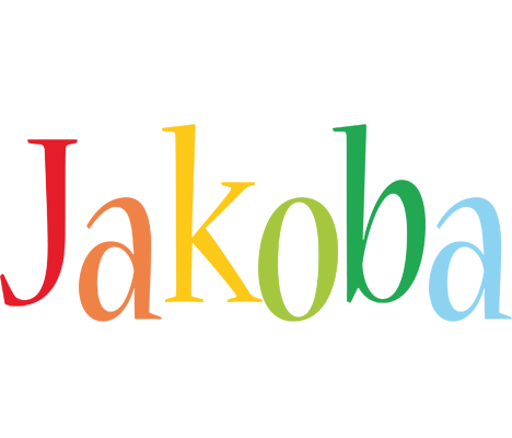 Jakoba birthday logo