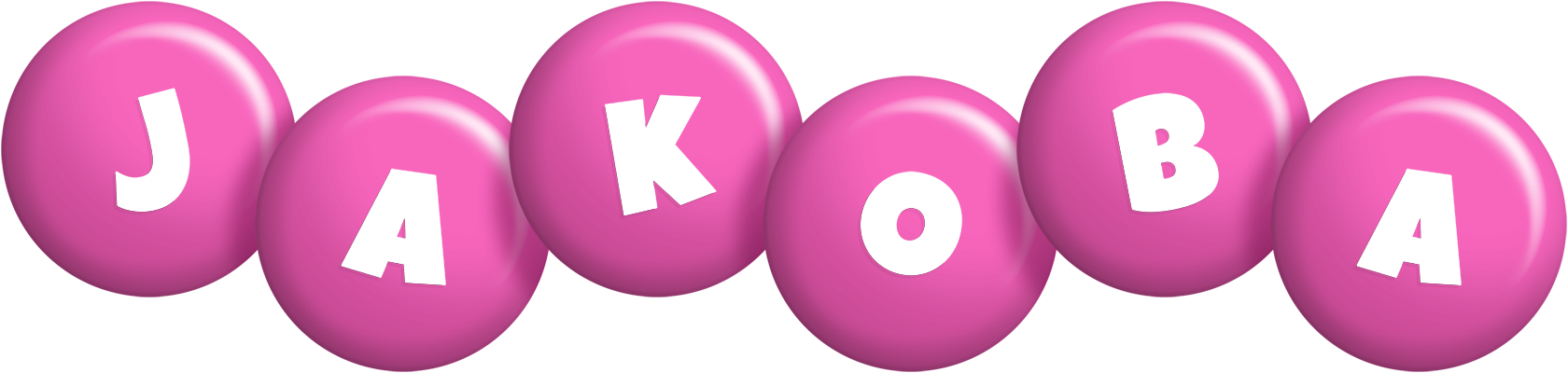 Jakoba candy-pink logo