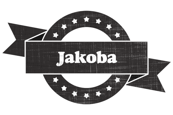 Jakoba grunge logo