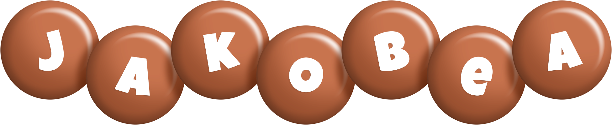 Jakobea candy-brown logo