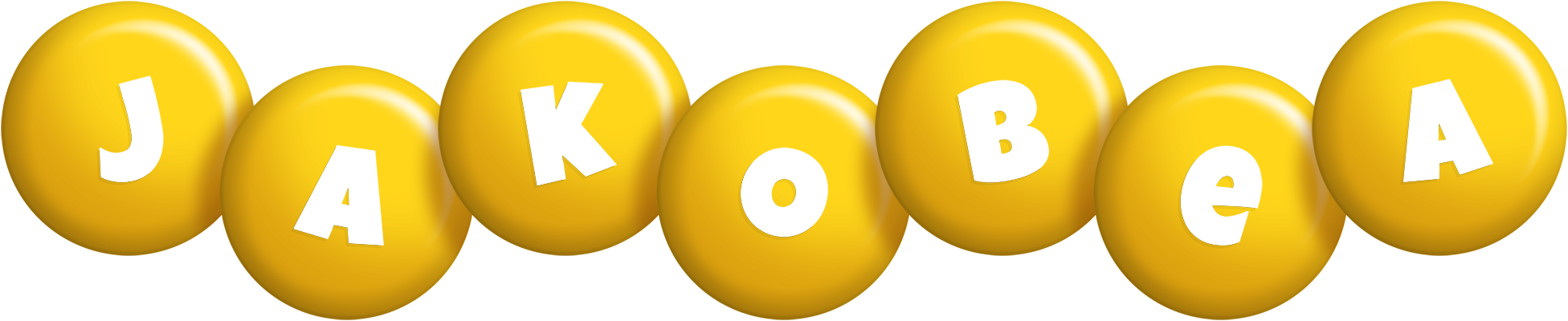 Jakobea candy-yellow logo