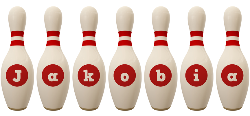 Jakobia bowling-pin logo