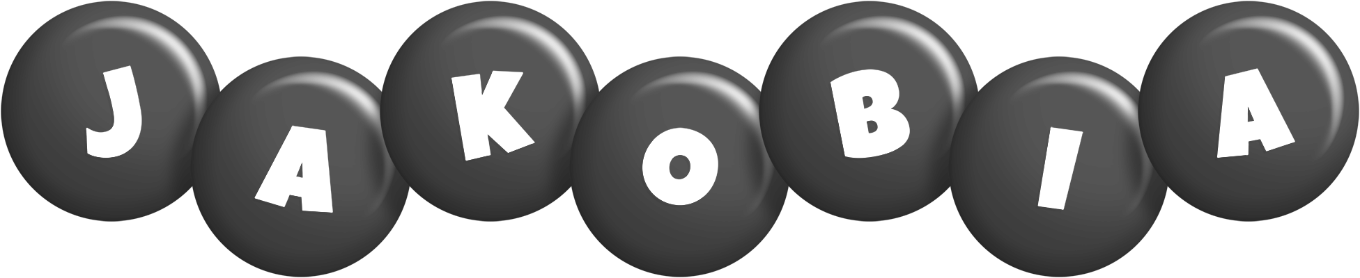 Jakobia candy-black logo