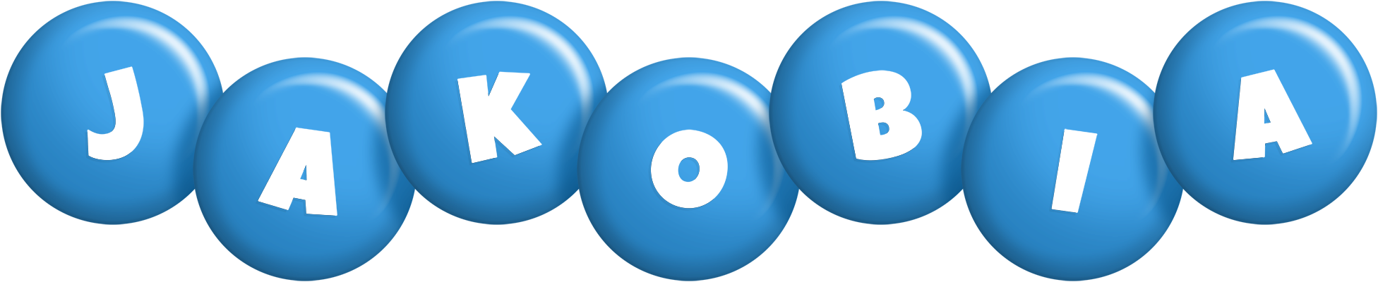 Jakobia candy-blue logo