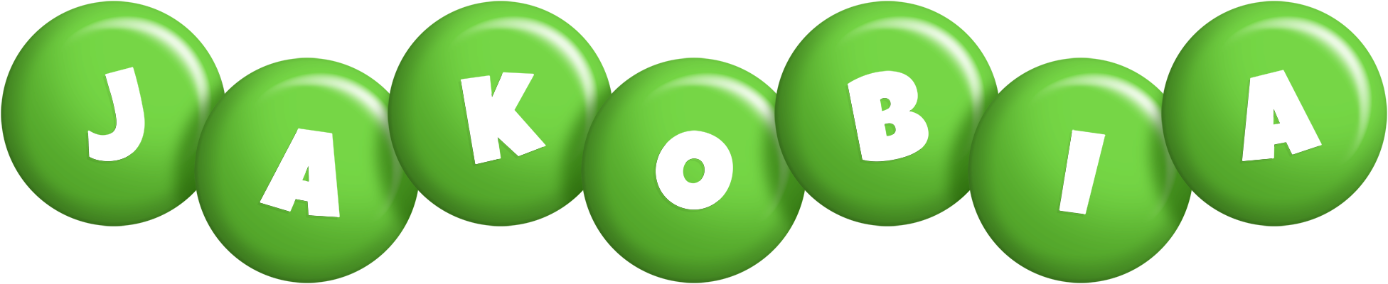 Jakobia candy-green logo