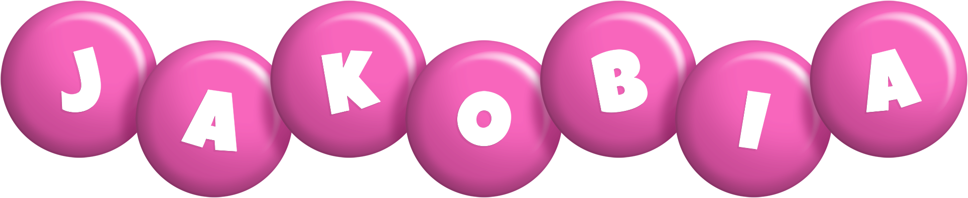 Jakobia candy-pink logo
