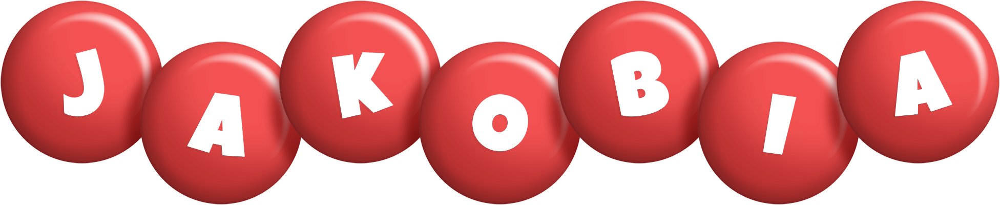 Jakobia candy-red logo