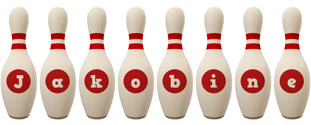 Jakobine bowling-pin logo