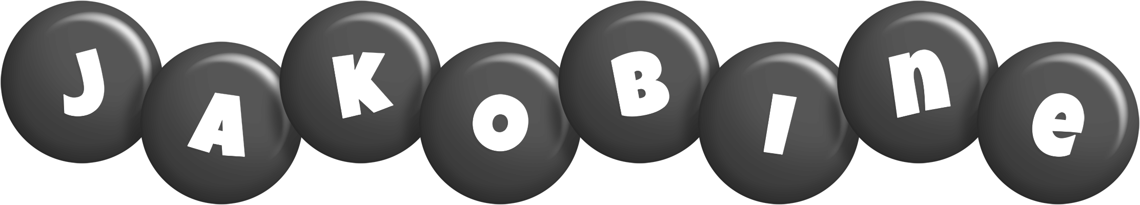 Jakobine candy-black logo