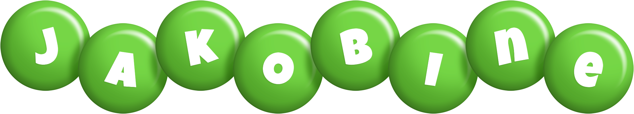 Jakobine candy-green logo