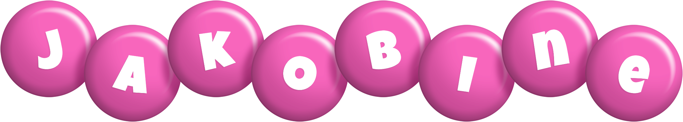 Jakobine candy-pink logo