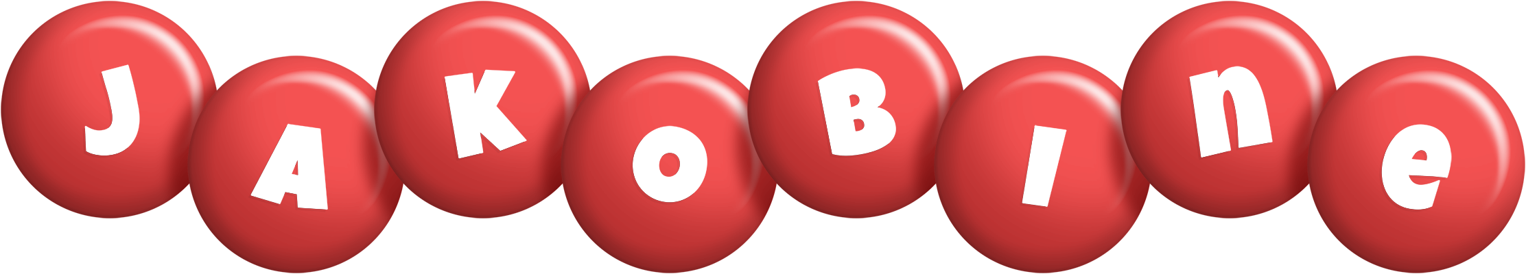 Jakobine candy-red logo