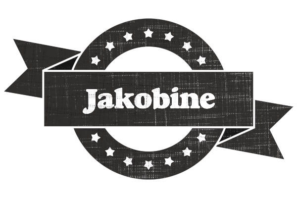 Jakobine grunge logo