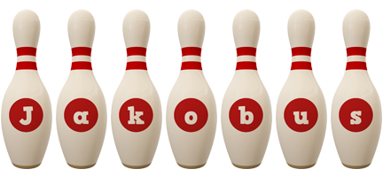 Jakobus bowling-pin logo