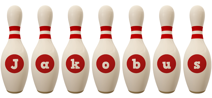 Jakobus bowling-pin logo