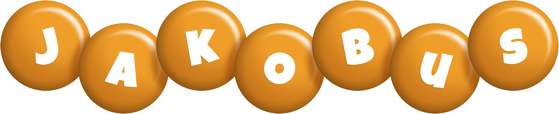 Jakobus candy-orange logo