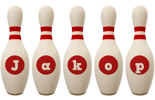 Jakop bowling-pin logo