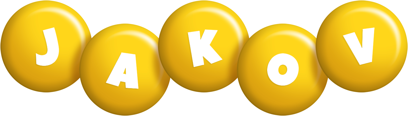 Jakov candy-yellow logo