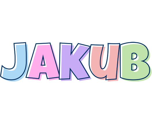 Jakub pastel logo