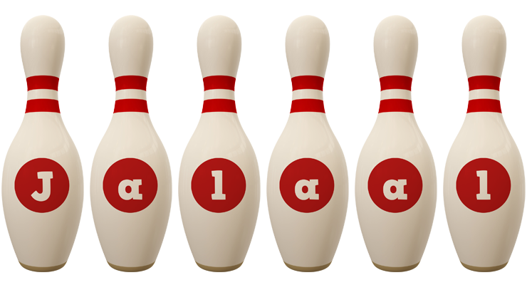 Jalaal bowling-pin logo